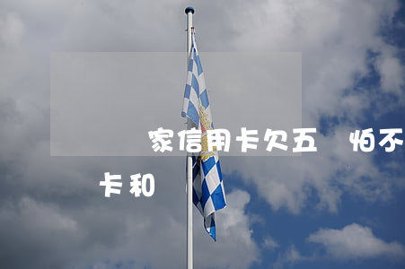 網貸家信用卡欠五萬怕不怕(欠了45萬信用卡和網貸)