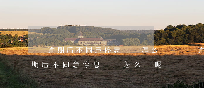 網貸逾期后不同意停息掛賬怎么辦-網貸逾期后不同意停息掛賬怎么辦呢