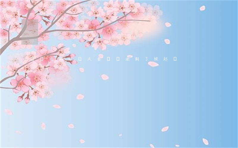 網貸逾期起訴夫妻(網貸逾期了被起訴)