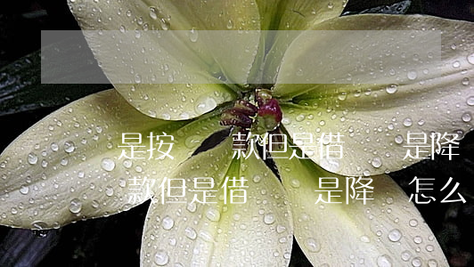 總是按時還款但是借唄還是降額-總是按時還款但是借唄還是降額怎么辦