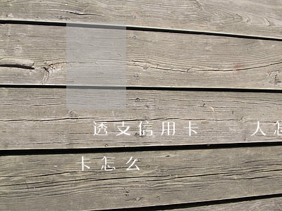 總透支信用卡這種人怎么辦(被別人透支信用卡怎么辦)