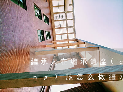 繼承人在繼承遺產(chǎn)時應(yīng)該怎么做(繼承人在繼承遺產(chǎn)時要不要繼承被繼承人的債務(wù))