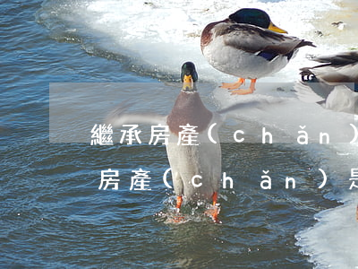 繼承房產(chǎn)屬按份共有嗎(繼承的房產(chǎn)是不是夫妻共有)