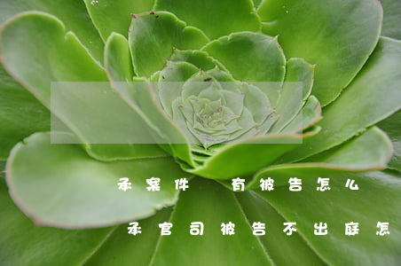 繼承案件沒有被告怎么辦(房產(chǎn)繼承官司被告不出庭怎么辦)
