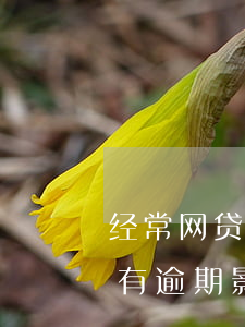 经常网贷但没有逾期影响房贷(经常网贷但没有逾期影响房贷嘛)