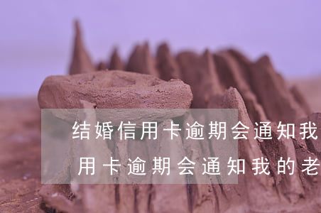 结婚信用卡逾期会通知我的老公吗-结婚信用卡逾期会通知我的老公吗知乎