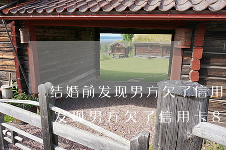 结婚前发现男方欠了信用卡8万多-结婚前发现男方欠了信用卡8万多怎么办