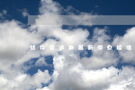 给你花逾期最新消息(短信提示随意花逾期)
