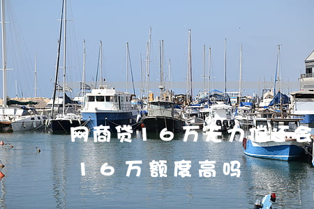 网商贷16万无力偿还会怎么处理-网商贷16万额度高吗
