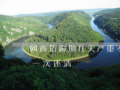 网商贷逾期几天严重不 网商贷逾期多久要求一次还清