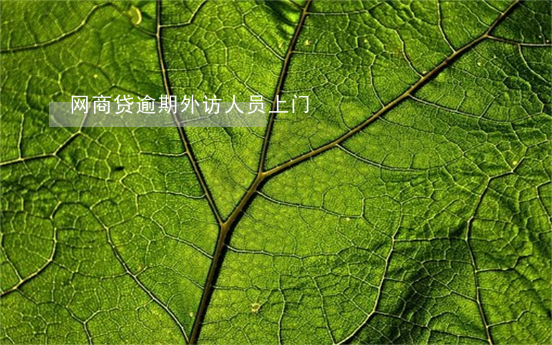 网商贷逾期外访人员上门