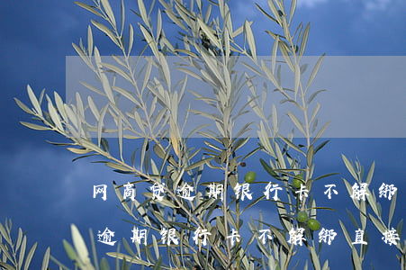 网商贷逾期银行卡不解绑直接扣钱-网商贷逾期银行卡不解绑直接扣钱吗