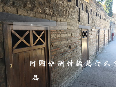 网购分期付款是什么意思（网购分期免息啥意思）