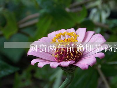 网贷两年前逾期协商还款后(网贷逾期了两年)