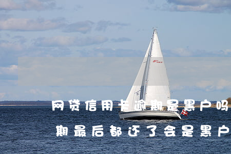 网贷信用卡逾期是黑户吗(贷款逾期信用卡逾期最后都还了会是黑户吗)