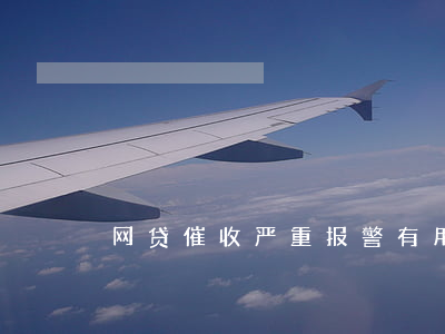 网贷催收严重报警有用吗(网贷催收最怕什么)
