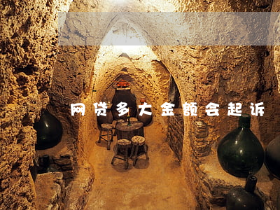 网贷多大金额会起诉