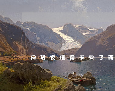 网贷家信用卡欠了两万多怎么办-