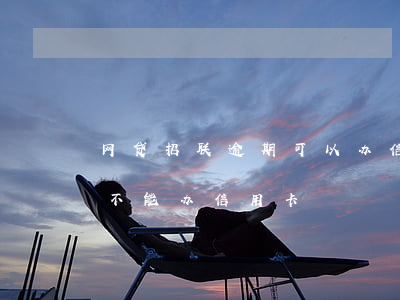 网贷招联逾期可以办信用卡吗 网贷逾期了能不能办信用卡