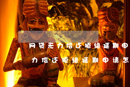 网贷无力偿还拒绝延期申请怎么办-网贷无力偿还拒绝延期申请怎么办理