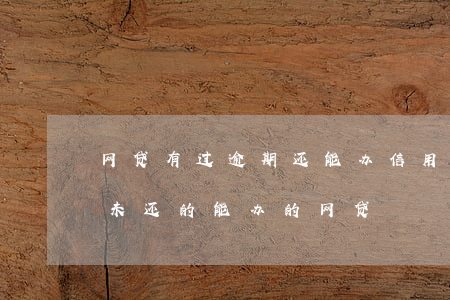 网贷有过逾期还能办信用卡吗（信用卡有逾期未还的能办的网贷）