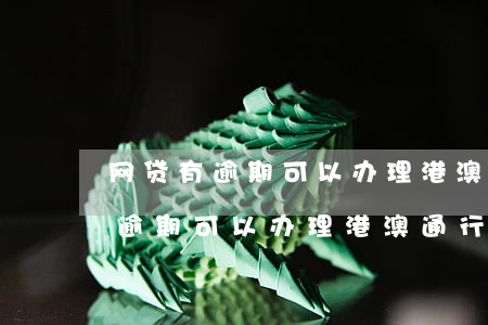 网贷有逾期可以办理港澳通行证吗-网贷有逾期可以办理港澳通行证吗
