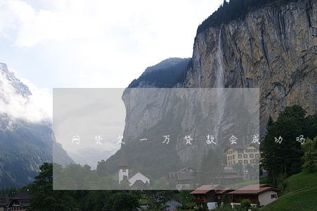 网贷欠一万贷款会成功吗(网贷欠了一万)