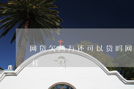 网贷欠两万还可以贷吗(网贷欠2万不还会怎样)