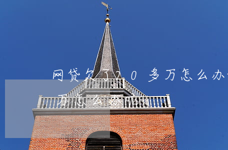 网贷欠了20多万怎么办-网贷欠了20多万怎么办呢