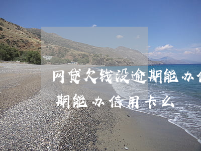 网贷欠钱没逾期能办信用卡么(网贷欠钱没逾期能办信用卡么)