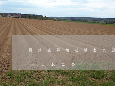 网贷被异地起诉怎么驳回(网贷逾期了暂时还不上怎么办)