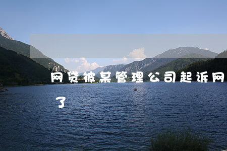 网贷被某管理公司起诉(网贷公司说我被起诉了)