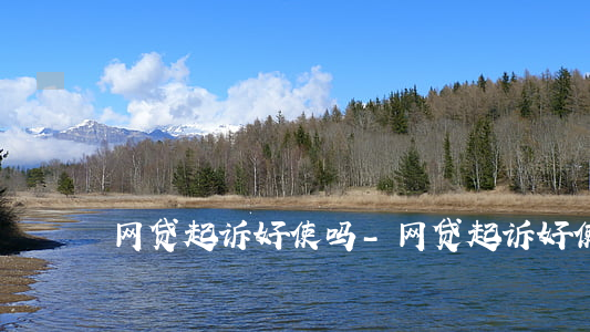 网贷起诉好使吗-网贷起诉好使吗