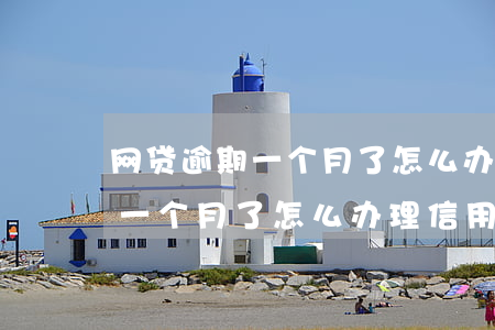 网贷逾期一个月了怎么办理信用卡 网贷逾期一个月了怎么办理信用卡呢