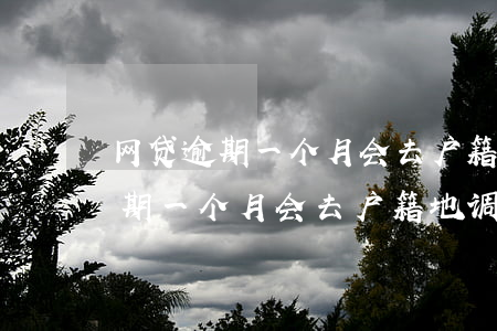网贷逾期一个月会去户籍地调查吗-网贷逾期一个月会去户籍地调查吗知乎