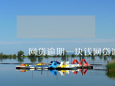 网贷逾期一块钱 网贷逾期一期要全额还吗