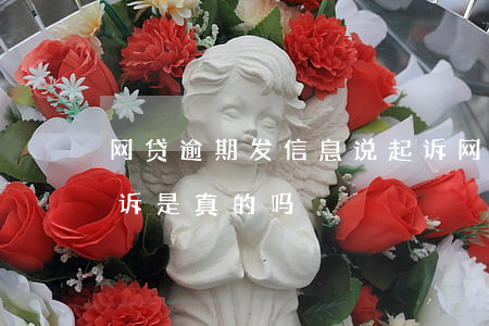 网贷逾期发信息说起诉(网贷逾期发信息说起诉是真的吗)