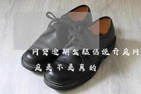 网贷逾期发短信说开庭(网贷逾期发短信说开庭是不是真的)