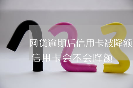 网贷逾期后信用卡被降额了(网贷逾期上征信信用卡会不会降额)