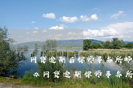 网贷逾期后律师事务所邮来了信函我应怎么办（网贷逾期律师事务所寄快递）