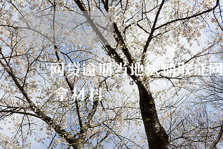 网贷逾期当地法辅取证(网贷逾期司法局喊去拿材料)