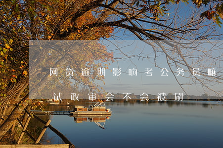 网贷逾期影响考公务员嘛(网贷逾期公务员考试政审会不会被刷)