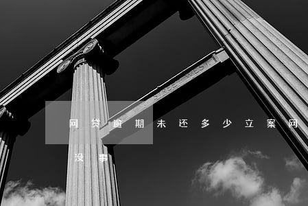 网贷逾期未还多少立案(网贷最长逾期多少天没事)