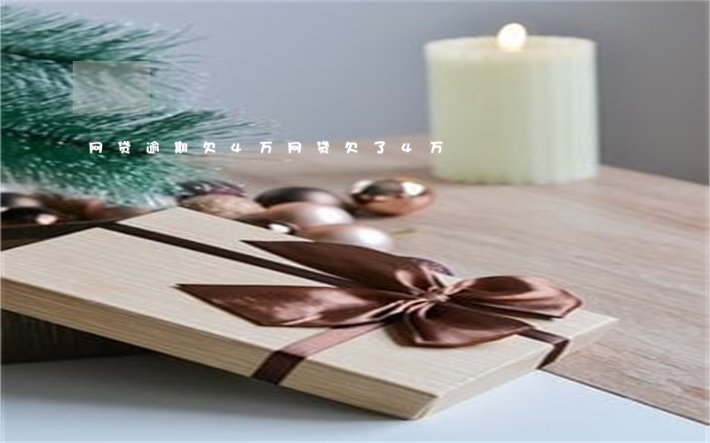 网贷逾期欠4万 网贷欠了4万