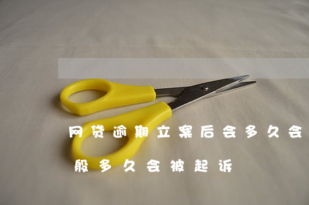 网贷逾期立案后会多久会被起诉(网贷逾期一般多久会被起诉)