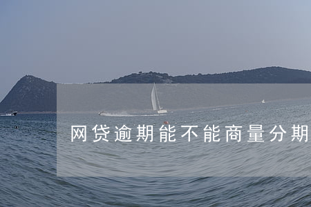 网贷逾期能不能商量分期