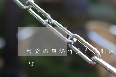 网贷逾期起诉多久强制执行(网贷逾期法院执行)