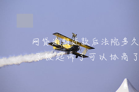 网贷逾期还款后法院多久可以撤案(网贷逾期了被起诉了可以协商了撤诉吗)