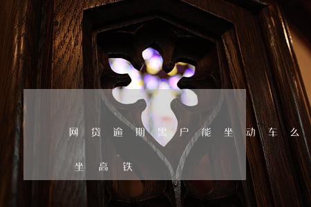 网贷逾期黑户能坐动车么(网贷欠多久会不能坐高铁)