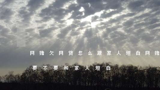 网赌欠网贷怎么跟家人坦白(网赌欠了几万块,要不要和家人坦白)